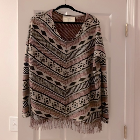 California Moonrise: a Nomad Art House collaboration poncho - Picture 1 of 4